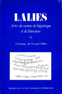 Lalies N° 11