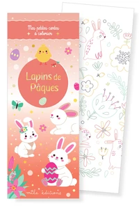 Lapins de Pâques - Mes petites cartes à colorier