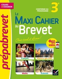  Collectif - Le Maxi Cahier du Brevet - Prépabrevet 2022 - cours, quiz, sujets & vidéos.