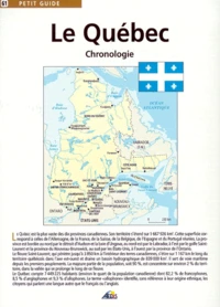 Le Quebec. Chronologie
