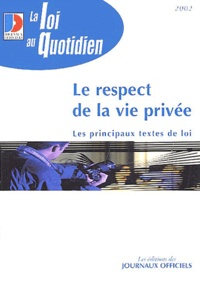  Collectif - Le Respect De La Vie Privee.