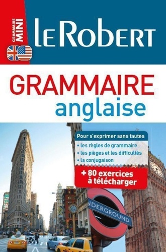  Collectif - 3 EN 1 ANGLAIS  : LE ROBERT-BONUS Mini Grammaire anglaise-80 exercices à télécharger.