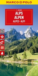  Collectif - Les Alpes 1 : 650.000 - Marco Polo Highlights.