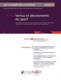  Collectif - Les Cahiers de la justice 1/2024. Justice et sport.