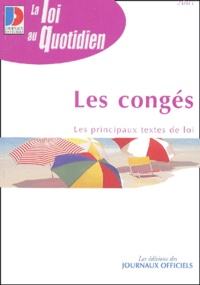 Collectif - Les Conges. Edition 2001.