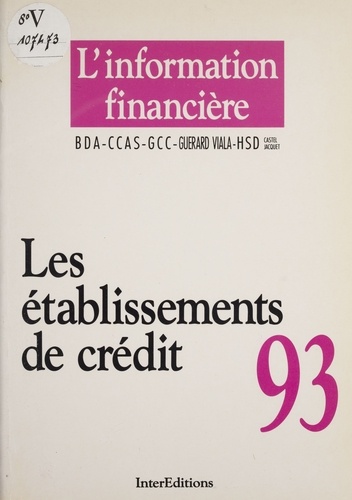 Les établissements de crédit 93