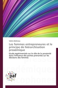  Collectif - Les femmes entrepreneures et le principe de hiérarchisation proxémique.