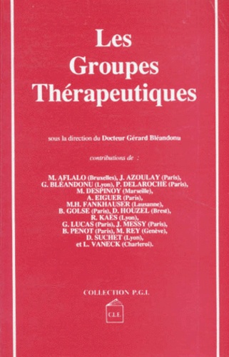  Collectif - Les Groupes thérapeutiques.