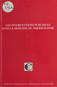Les interventions publiques dans le domaine du thermalisme