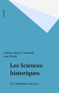 Les sciences historiques