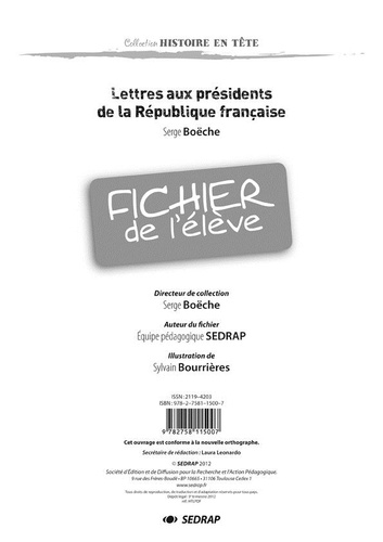  Collectif - Lettres aux presidents de la republique fra - fichier.