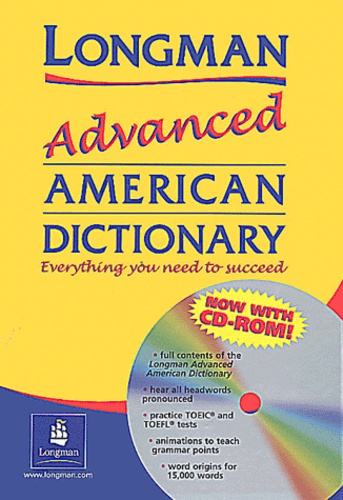  Collectif - Longman Advanced American Dictionary. With Cd-Rom.