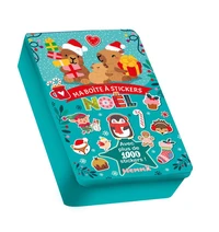 Ma boite à stickers - Noël (Capybaras) - Avec plus de 1000 stickers !