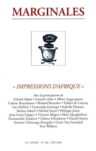 Marginales 238 impressions d'afrique