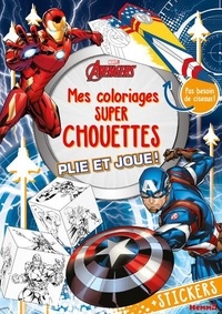  Collectif - Marvel Avengers - Mes coloriages super chouettes - Plie et joue !.