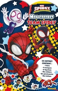  Collectif - Marvel Spidey et ses amis extraordinaires - Mon coffret Team Spidey ! - Ce coffret contient: 1 livre, 4 masques, 6 figurines, des st.