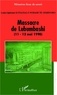  Collectif - Massacre de Lubumbashi (11-12 mai 1990).