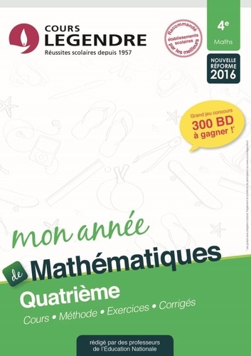  Collectif - Mathématiques 4e.