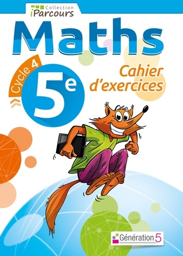 Page De Garde De Maths 5eme Maths 5e Cycle 4 - Cahier d'exercices de Collectif - Grand Format