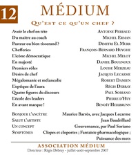  Collectif et Régis Debray - Médium n°12, juillet-septembre 2007.