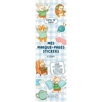 Mes marque-pages stickers Cosy