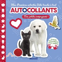 Mes premières activités - Autocollants - Nos petits compagnons - Grands autocollants pour petites mains