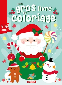 Mon gros livre de coloriage (Père Noël dans tasse)