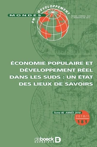 Mondes en développement 2018/1 - 181 - Économie populaire et développement réel dans les Suds : un é