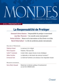  Collectif - Mondes nº10 Les Cahiers du Quai d'Orsay.