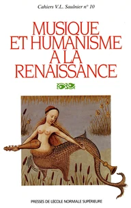 Musique et humanisme à la Renaissance