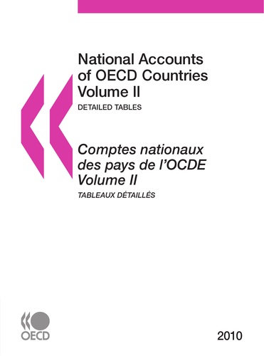  Collectif - National Accounts of OECD Countries Volume IIa et Volume IIb - Comptes nationaux des pays de l'ocde volume iia et volume iib.