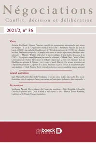 Négociations 2021/2 - 36 - Varia