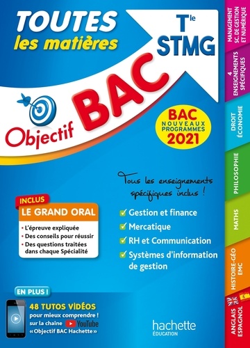  Collectif - Objectif Bac 2021 Toutes les matières Term STMG.