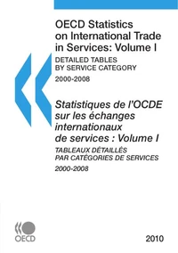 Oecd statistics on international trade in services 2010 - volume i detailed tables by service catego