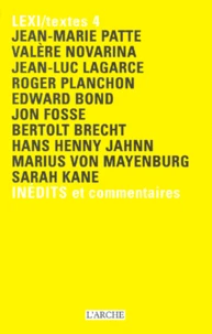 Inedits Et Commentaires