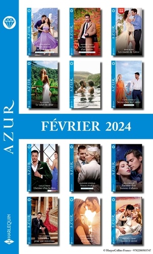 Pack mensuel Azur - 11 romans + 1 titre gratuit (Février 2024)