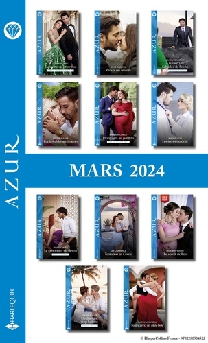 Pack mensuel Azur - 11 romans (Mars 2024)