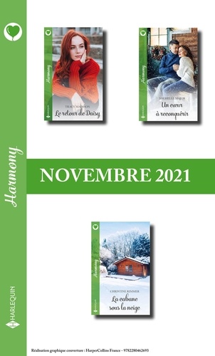 Pack mensuel Harmony : 3 romans (Novembre 2021)