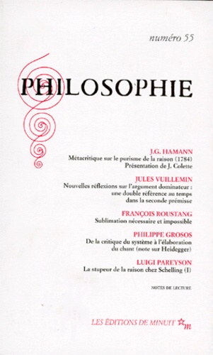  Collectif - Philosophie N° 55.