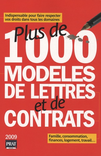 Collectif - Plus de 1000 modèles de lettres et de contrats.