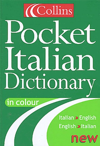  Collectif - Pocket Italian Dictionary In Colour Italian/English, English/Italian.