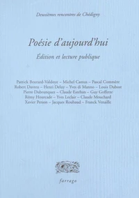 Poésie d'aujourd'hui