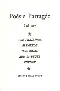  Collectif - Poesie Partagee Ete 1987.