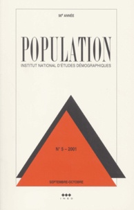 Collectif - Population Volume 56 N° 5 Septembre-Octobre 2001.