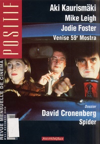  Collectif - Positif N° 501 Novembre 2002 : David Cronenberg, Spider.