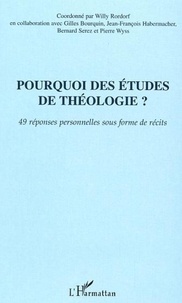  Collectif - Pourquoi des études de théologie?.