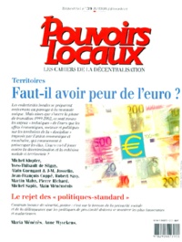  Collectif - Pouvoirs Locaux Numero 39 Decembre 1998 : Faut-Il Avoir Peur De L'Euro ? Avec Supplement.