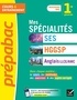  Collectif - Prépabac Mes spécialités SES, HGGSP, Anglais LLCE/ AMC 1re générale - nouveau programme de Première.