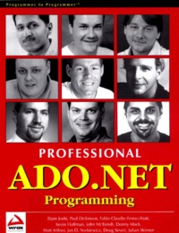  Collectif - Professional Ado.Net Programming.