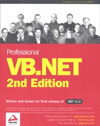  Collectif - Professional Vb.Net. 2nd Edition.